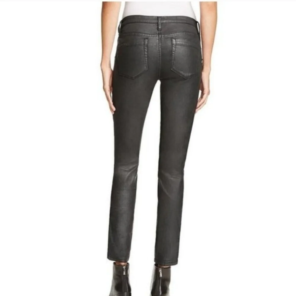 Blank NYC The Bond Black Coated Skinny Jeans Size 27